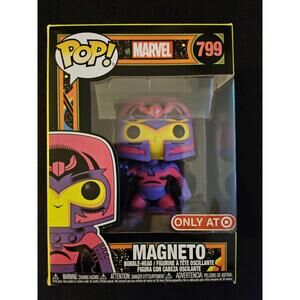 Funko Pop Marvel #799 Magneto X-Men Black Light Target Exclusive